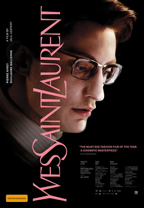 biopic sur yves saint laurent|yves saint laurent film.